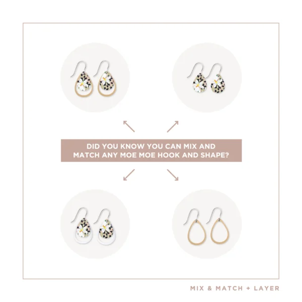 Moe Moe - Wild Child Layered Drop Earring - Image 3