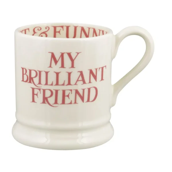 Emma Bridgewater - My Brilliant Friend Half Pint Mug