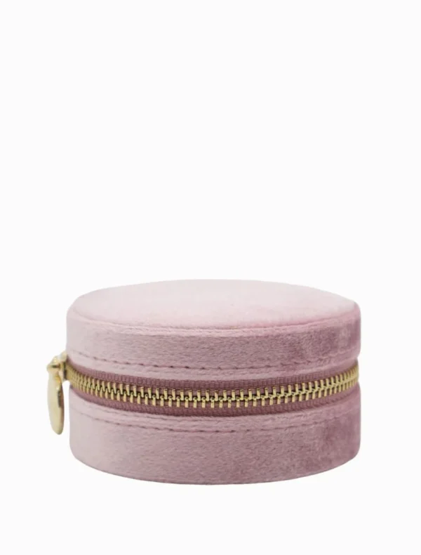 Zjoosh - Pink Round Jewellery Case