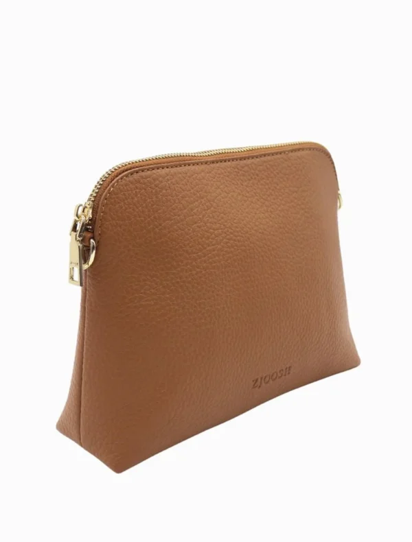 Zjoosh - Tan Hudson Cross Body Bag - Image 4