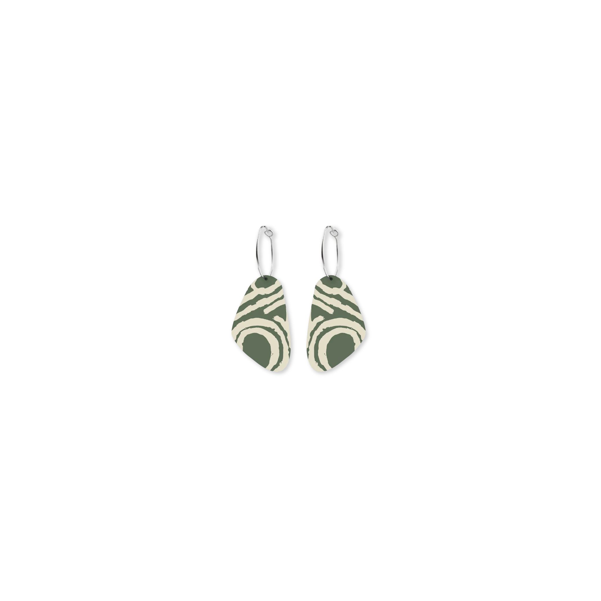 Moe Moe – Murdie Earth Moss Pippi Hoop Earring