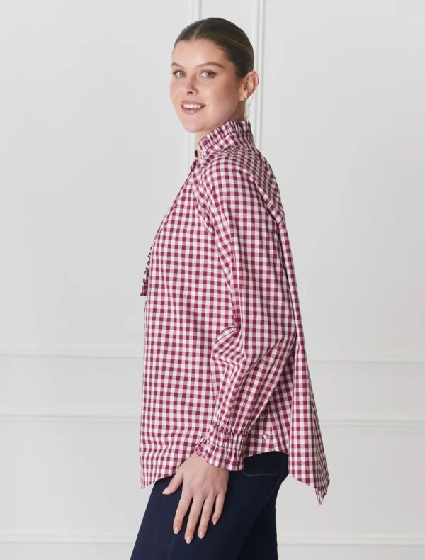 Zjoosh - Red Hartford Pop Over Shirt - Image 3