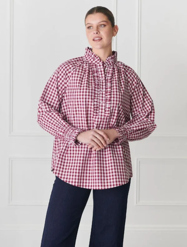 Zjoosh - Red Hartford Pop Over Shirt - Image 4